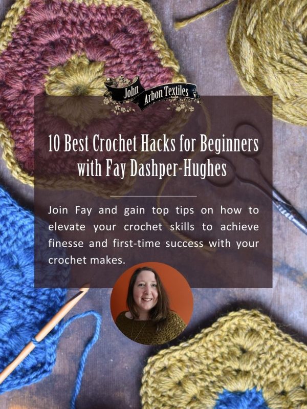Join fay and gain top tips on how to elevate your crochet skills to achieve finesse and first-time success with your crochet makes.