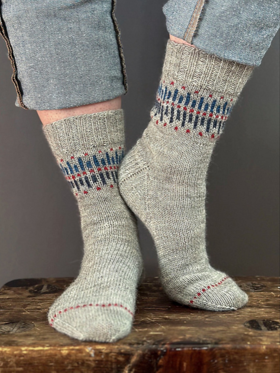 Landmark Socks Kit by Virginia Sattler-Reimer